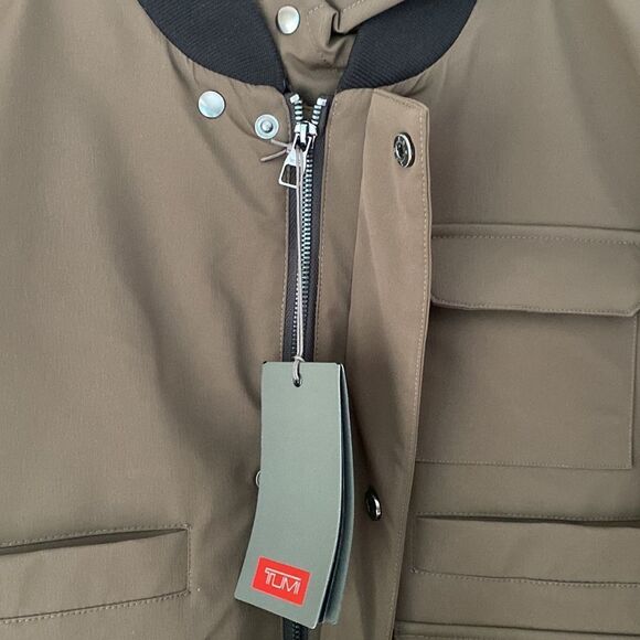 NEW TUMI Brown FLEX JACKET SIZE MEDIUM THREE PART JACKET - Picture 5 of 12